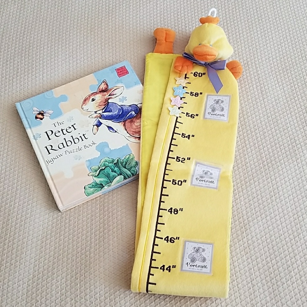 New Peter Rabbit Puzzle Book & Growth Chart